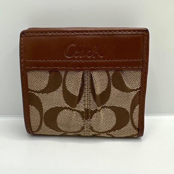 Vintage COACH y2k Brown Small Wallet - Picture 9 of 9